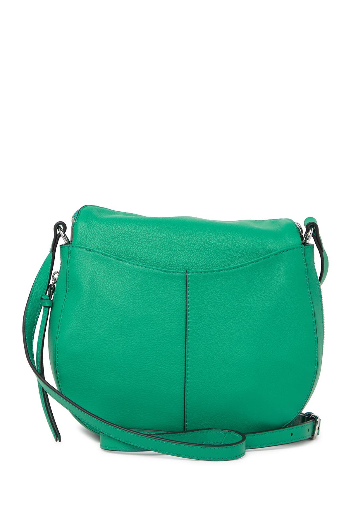 Kenzy Large Leather Crossbody Bag, Alternate, color, SPRING GREEN