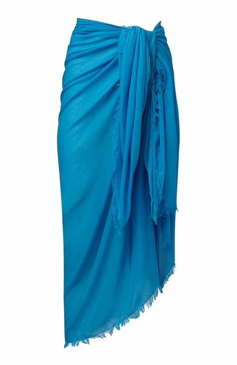 Raw Edge Maxi Sarong