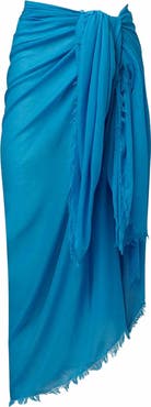 WeWoreWhat Raw Edge Maxi Sarong