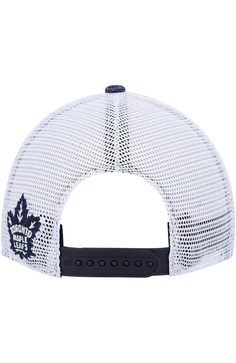 '47 Women's '47 Navy/White Toronto Maple Leafs Encore MVP Trucker Snapback Hat, Alternate, color,