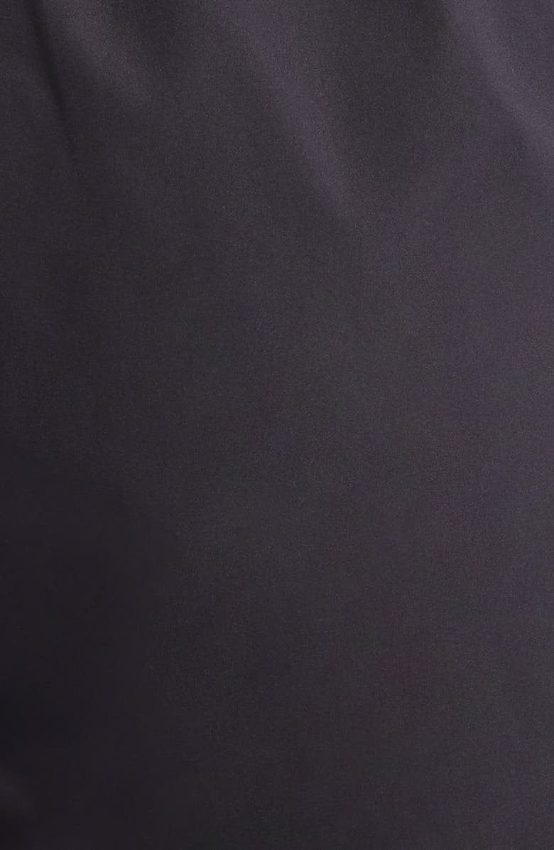 BOSS Side Stripe Stretch Swim Trunks, Alternate, color, Dark Grey