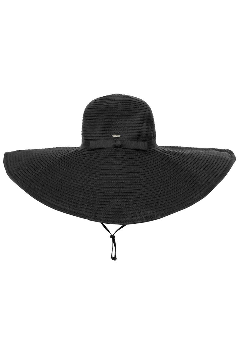 Women's Shelby Ultra Wide Sun Hat, UPF 50+ Sun Protection, Alternate, color, Black