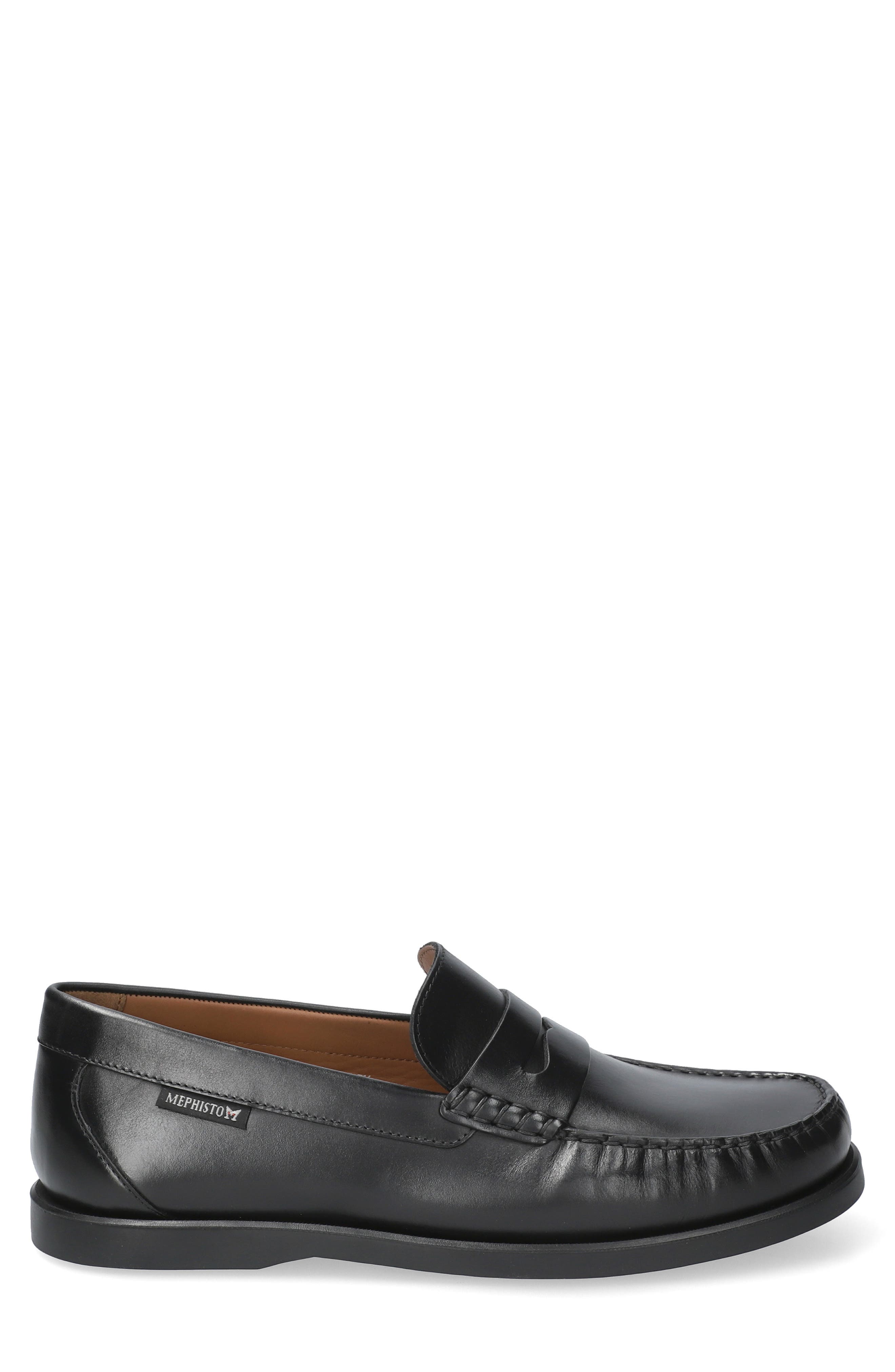 Mephisto Niklas Penny Loafer, Alternate, color, Black