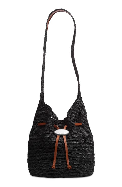 Daily Straw Bucket Bag