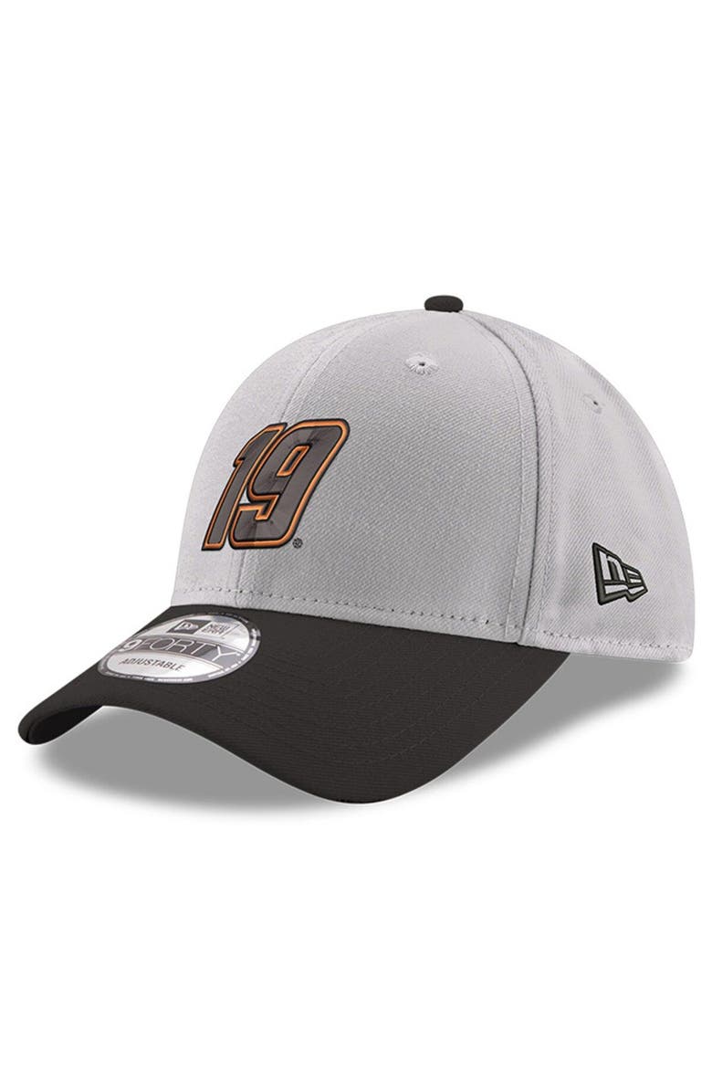 New Era Men's New Era Gray/Black Martin Truex Jr 9FORTY Snapback Adjustable Hat, Main, color, Gray