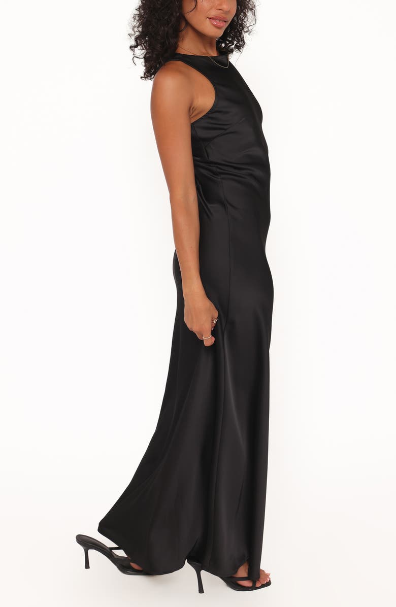 Petal & Pup Evelune Sleeveless Satin Maxi Dress, Alternate, color, 