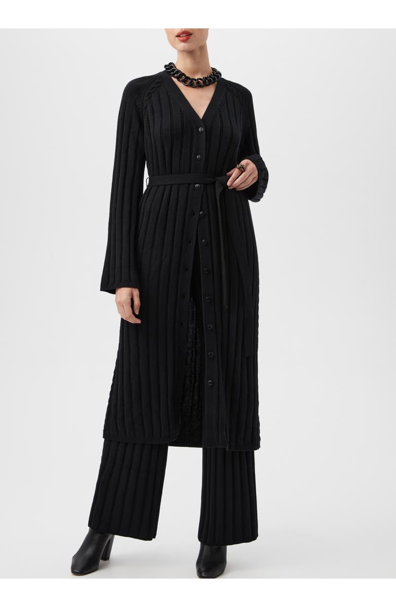 Trina Turk St. Helena Cardigan, Main, color, Black