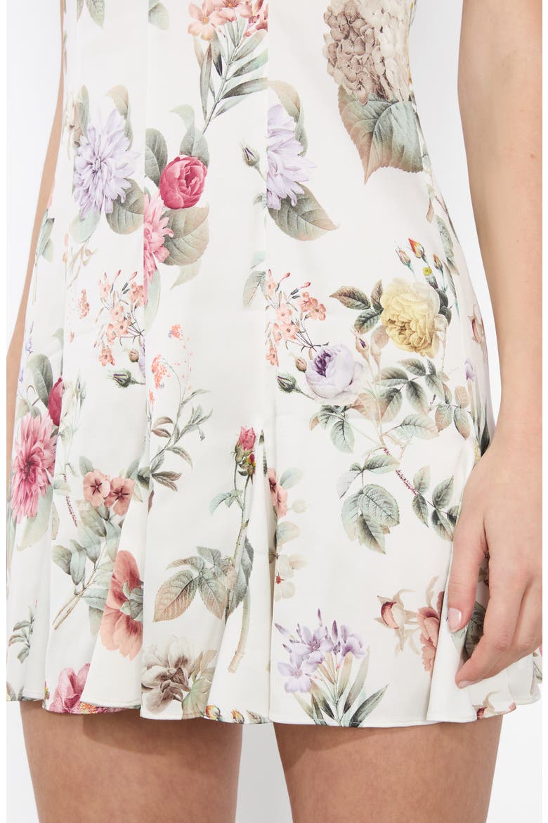 Julietta Floral Print Minidress, Alternate, color, SWEET NOTHINGS