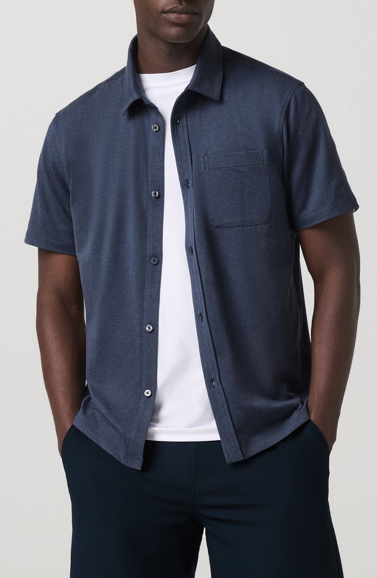 Мужские Vuori Ponto Short Sleeve Performance Button-Up Shirt — фото 2