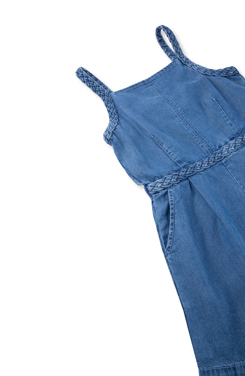 Habitual Kids Kids' Chambray Romper, Alternate, color,