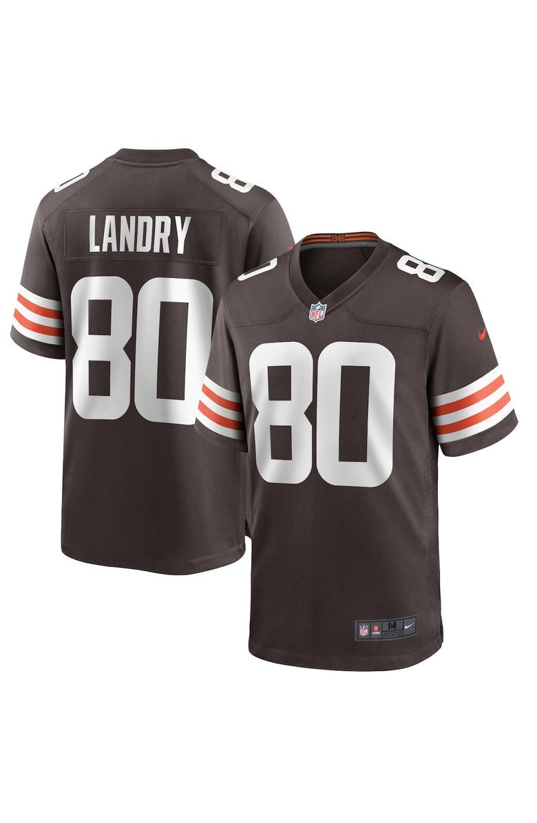 Nike Men's Nike Jarvis Landry Brown Cleveland Browns Game Player Jersey, Main, color, 