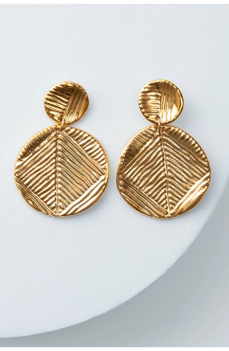 Noonday Suriya Earrings, Main, color, Gold