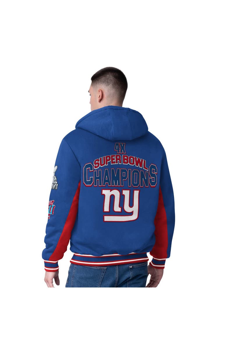 G-III Extreme Men's G-III Extreme Royal New York Giants No Huddle Commemorative Full-Zip Hoodie Jacket, Alternate, color, Royal