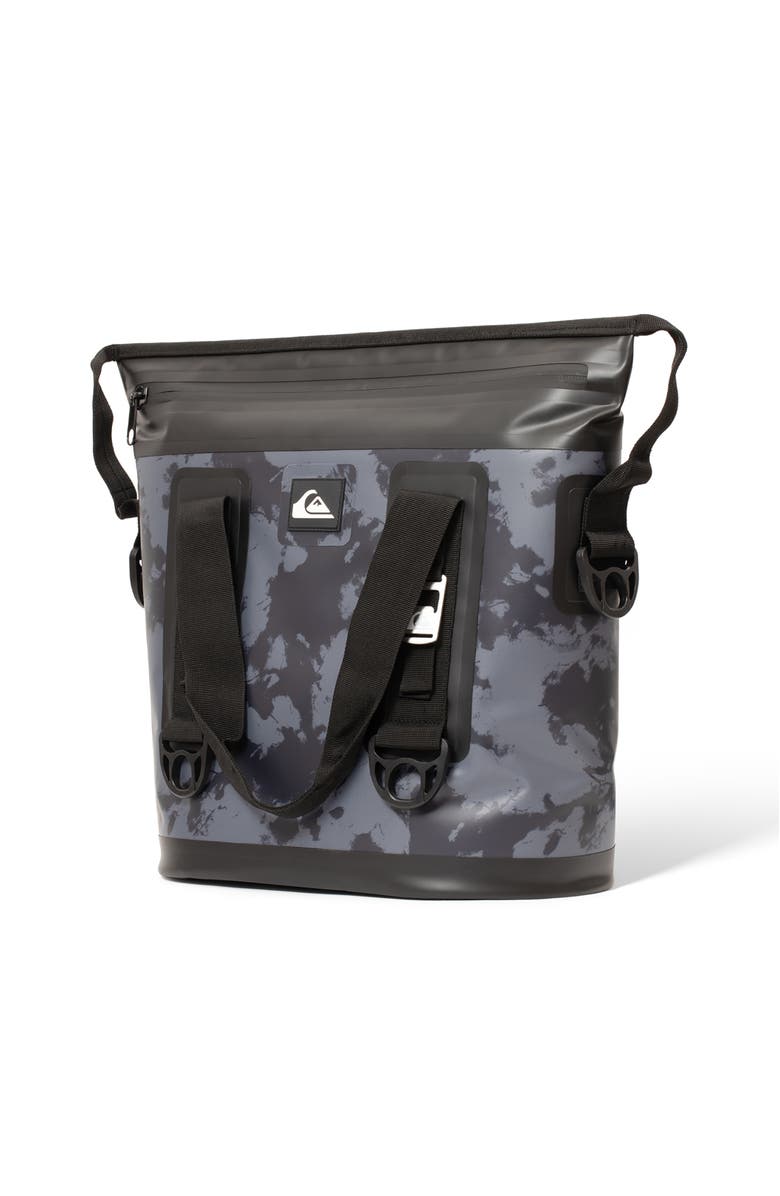 Quiksilver Coastal 20L Multi-Layer Insulated Tote Cooler Bag with Bottle Opener, Alternate, color, Tie-Dye