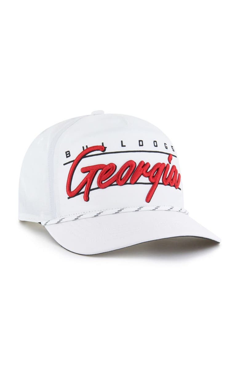 '47 Men's '47 White Georgia Bulldogs Condor Hitch brrr° Adjustable Hat, Alternate, color,