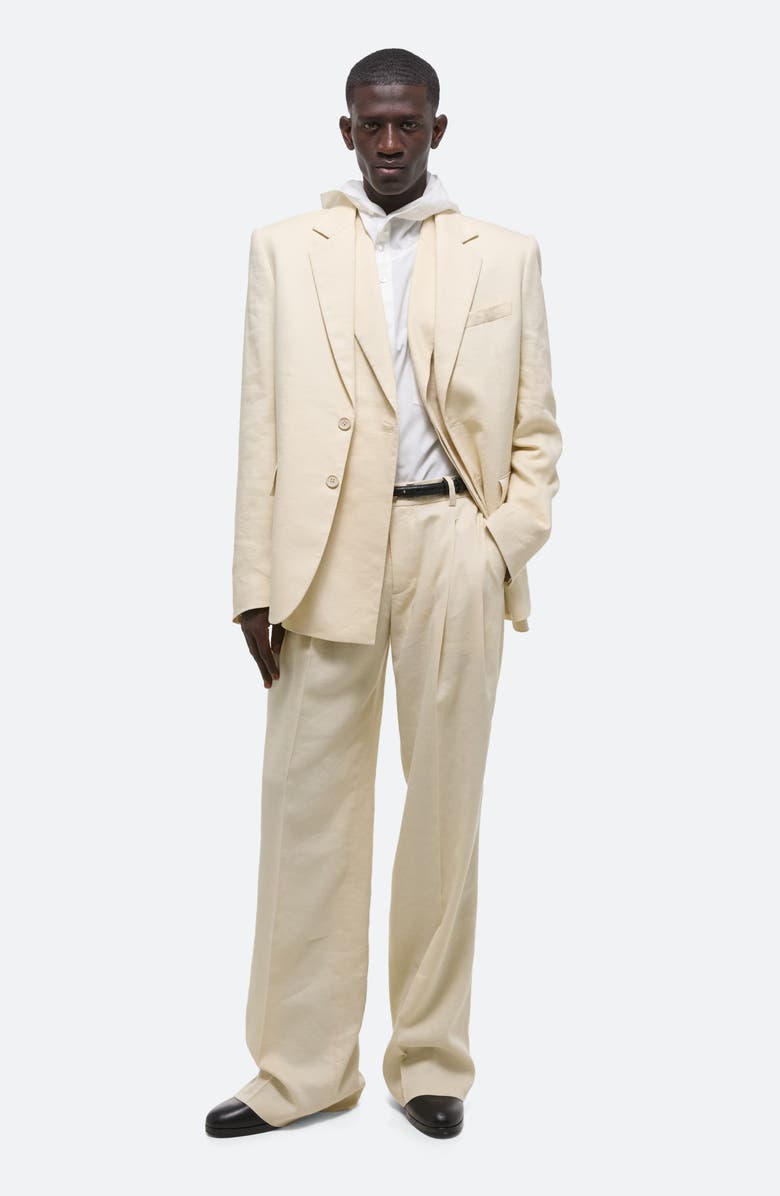 Helmut Lang Classic Linen Blend Blazer, Alternate, color, Summersand