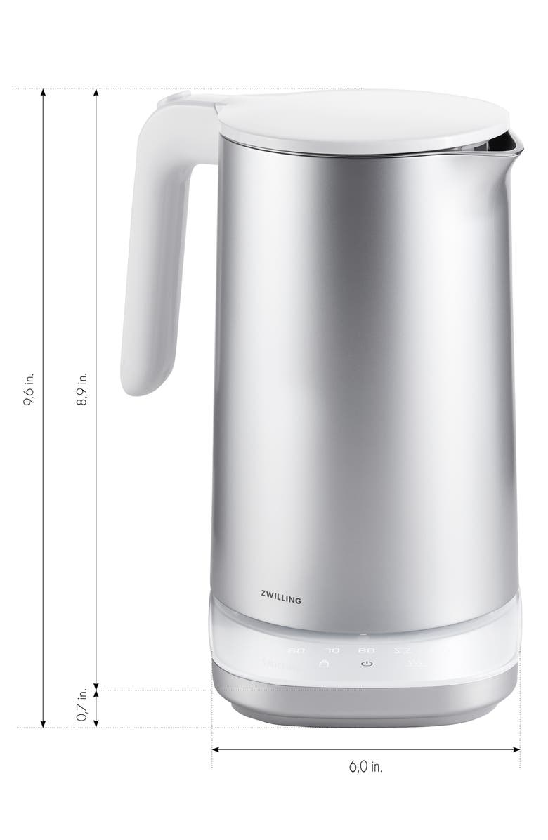 ZWILLING Enfinigy Cool Touch Pro Kettle, Alternate, color, Stainless Steel