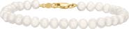 Mignonette 14K Gold & Cultured Pearl Bracelet