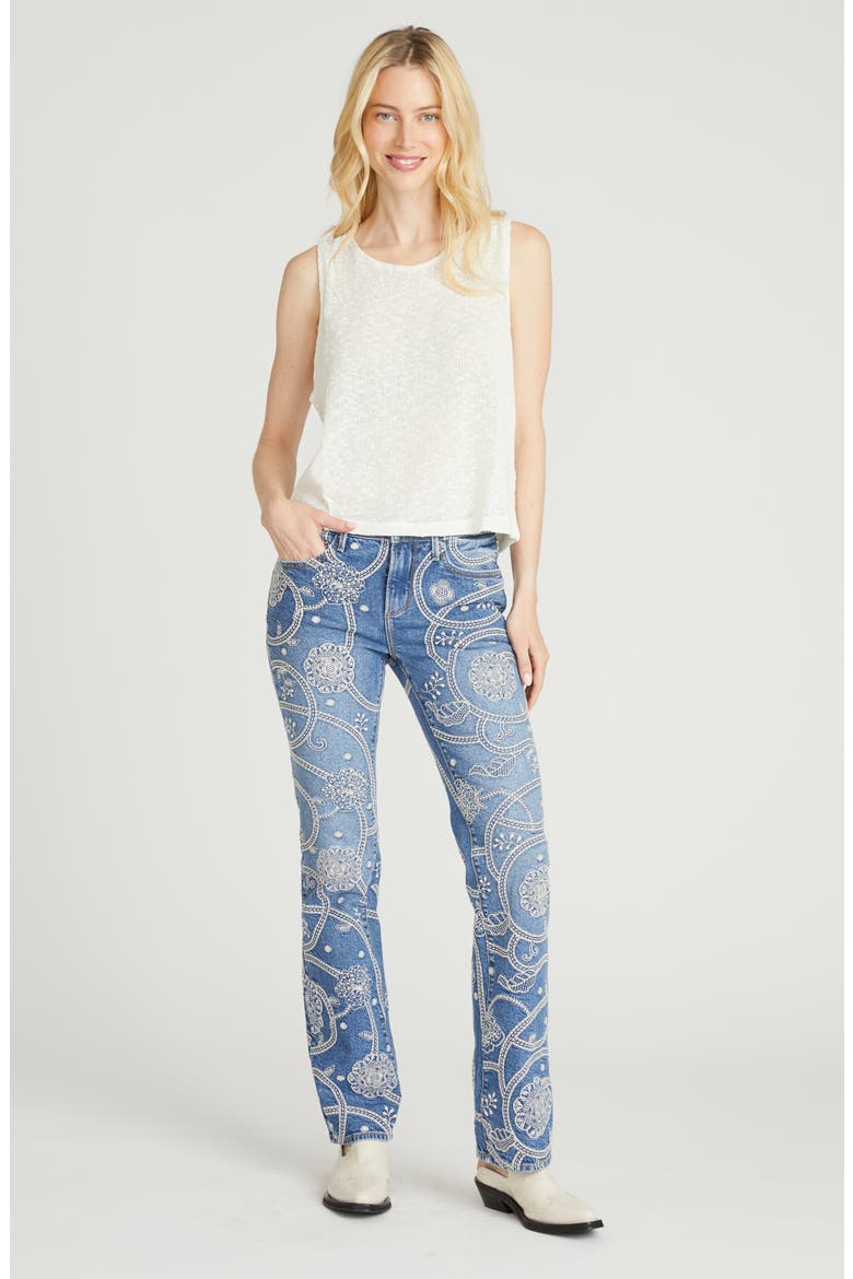 Kelly Bootcut Jeans, Alternate, color, MEDIUM WASH