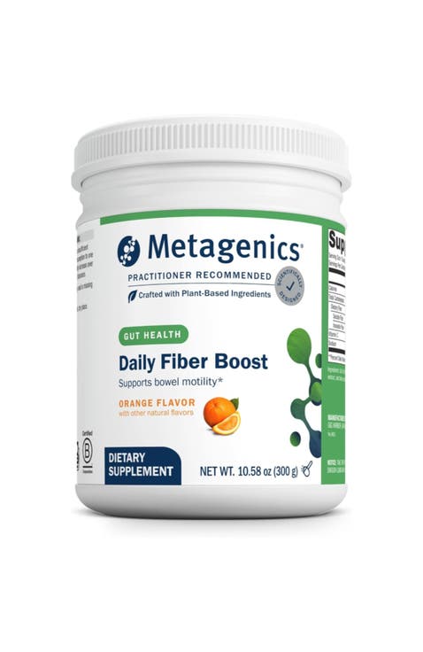 Daily Fiber Boost Orange Flavor Digestive Support Supplement 30 Servings