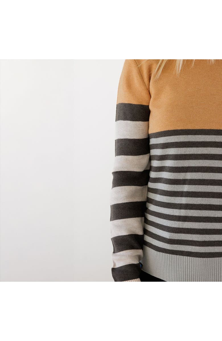 KAVU Hillrose Sweater - Women's, Alternate, color, Stripe Fuse