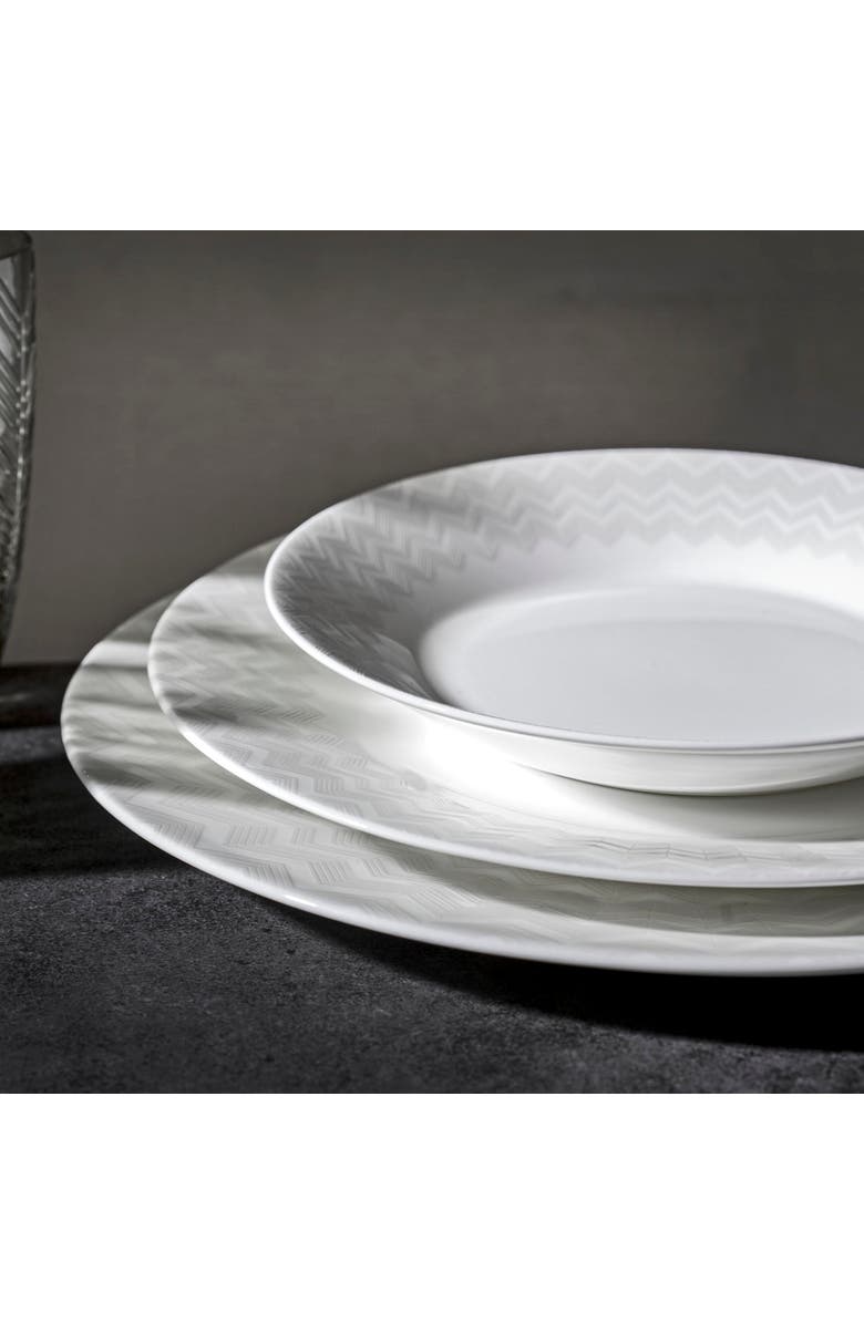 Missoni Bread And Butter Plate 2 Pcs. Set, Alternate, color, White