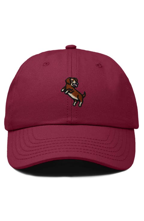 Dachshund Embroidered Dad Cap