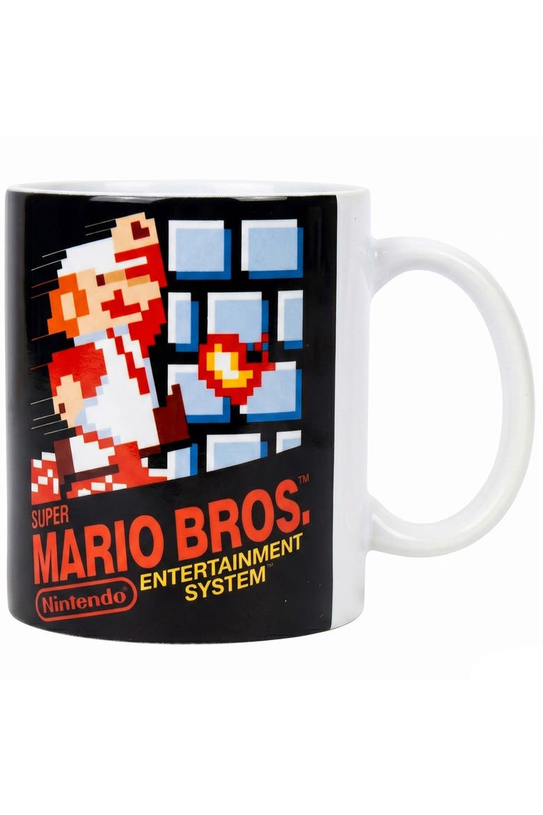 11 oz Super Mario Bros NES Cover Ceramic Mug, Main, color, Multicolored