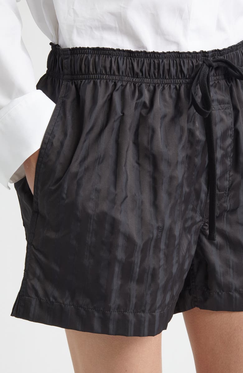 SETCHU Rain Stripe Swim Shorts, Alternate, color, Black Rain Stripe