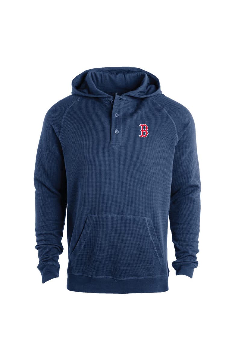 DUNBROOKE Men's Dunbrooke  Navy Boston Red Sox Montana Raglan Pullover Hoodie, Alternate, color, Navy