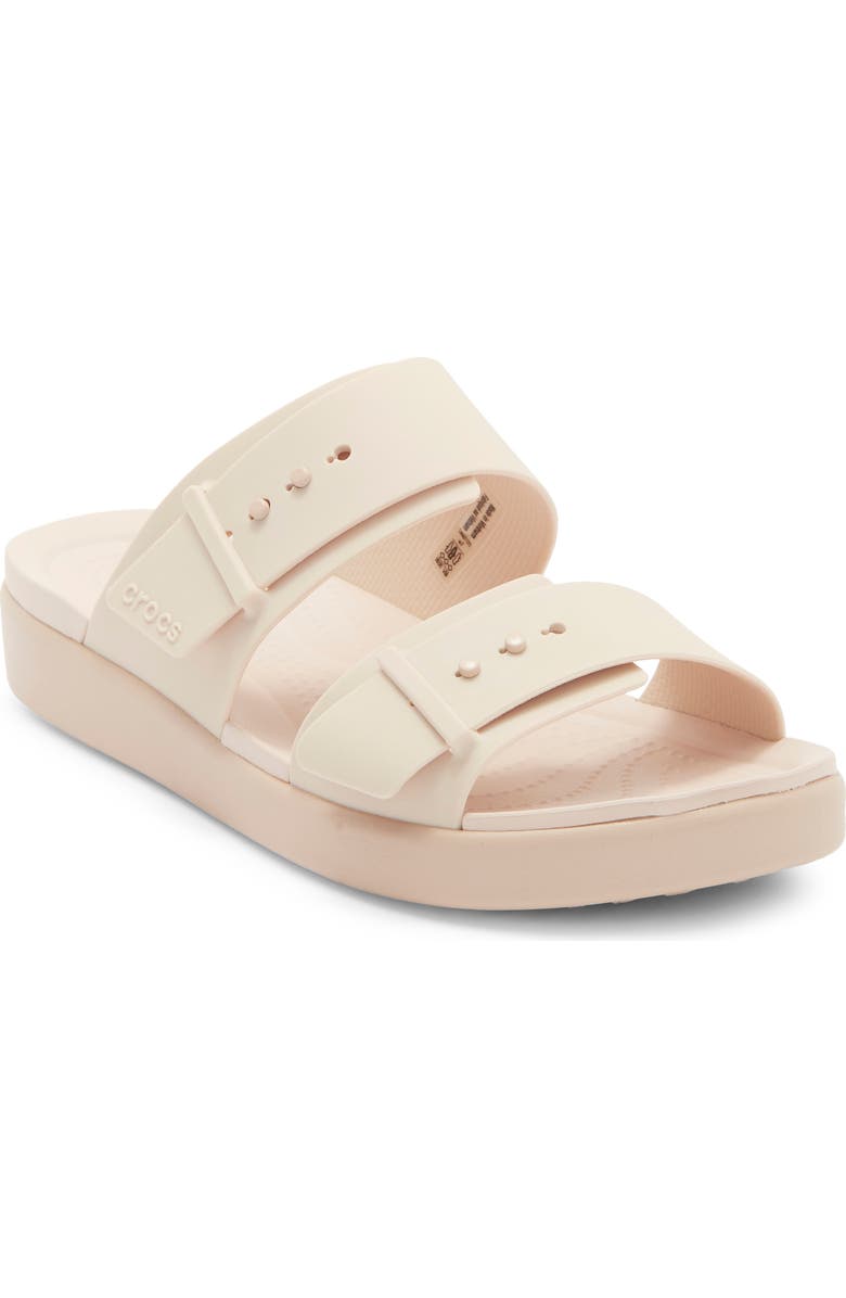 CROCS Brooklyn Wedge Slide Sandal, Main, color, Quartz