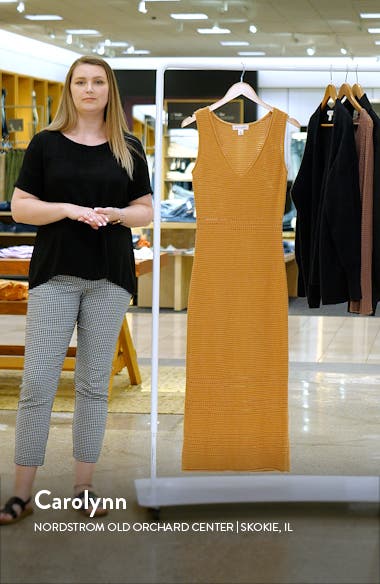 Treasure & Bond Sleeveless Crochet Sweater Dress (Women) | Nordstromrack