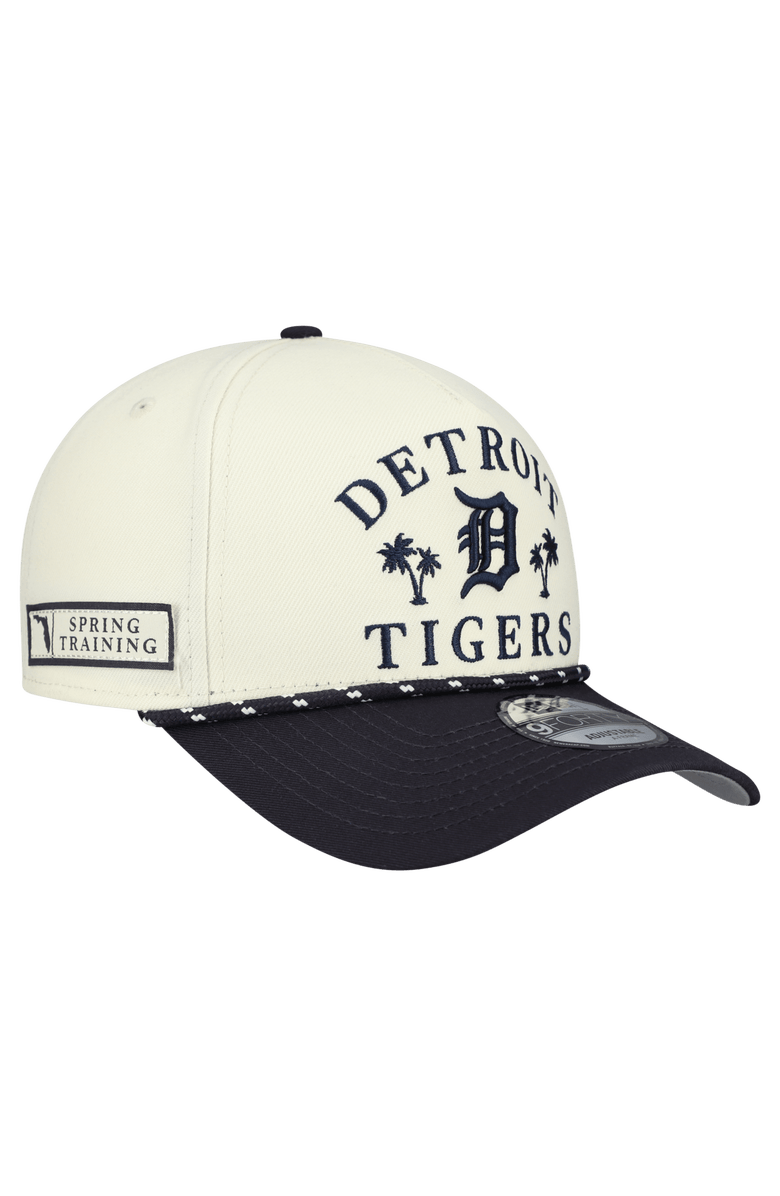 New Era Men's New Era  Cream Detroit Tigers 2026 Spring Training Fan Pack Rope A-Frame 9FORTY Adjustable Hat, Main, color, Cream