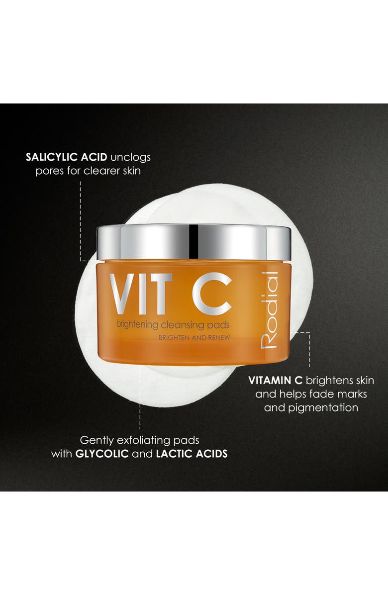 Rodial Vit C Brightening  Cleansing Pads, Alternate, color, NO COLOR