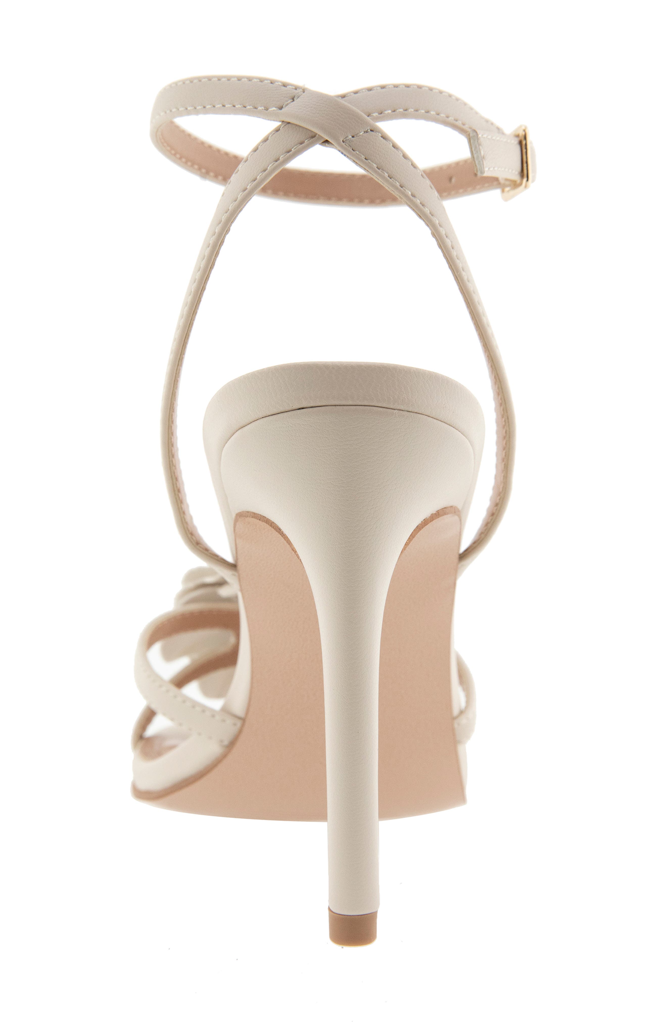 BCBG Jaxtyn Ankle Strap Sandal, Alternate, color, Almond Milk
