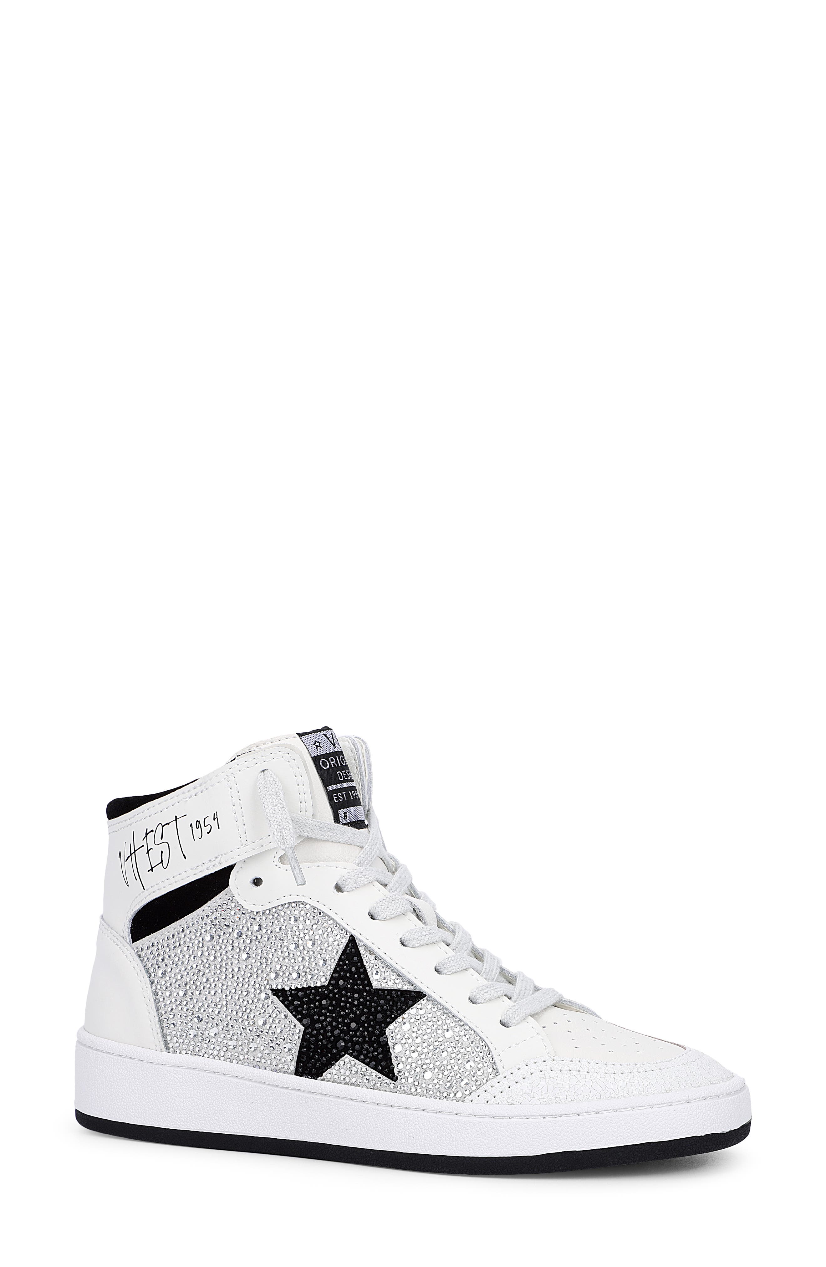 Vintage Havana Dream Rhinestone High Top Sneaker, Main, color, 