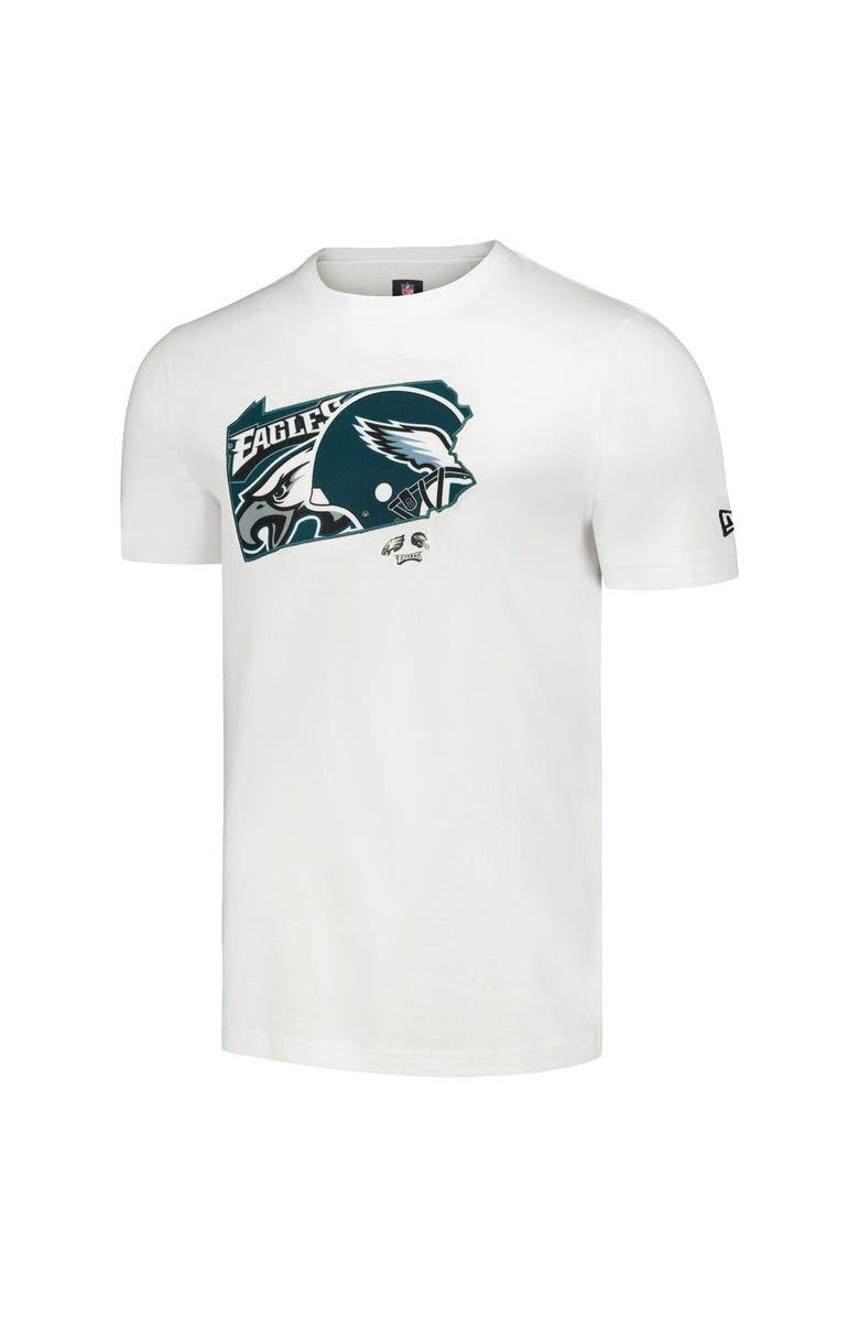 New Era Men's New Era White Philadelphia Eagles Gameday State T-Shirt, Alternate, color, White