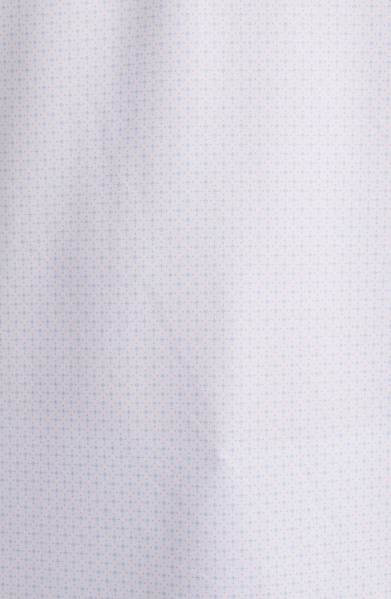 johnnie-O Pete Geo Print PREP-FORMANCE Golf Polo, Alternate, color, White