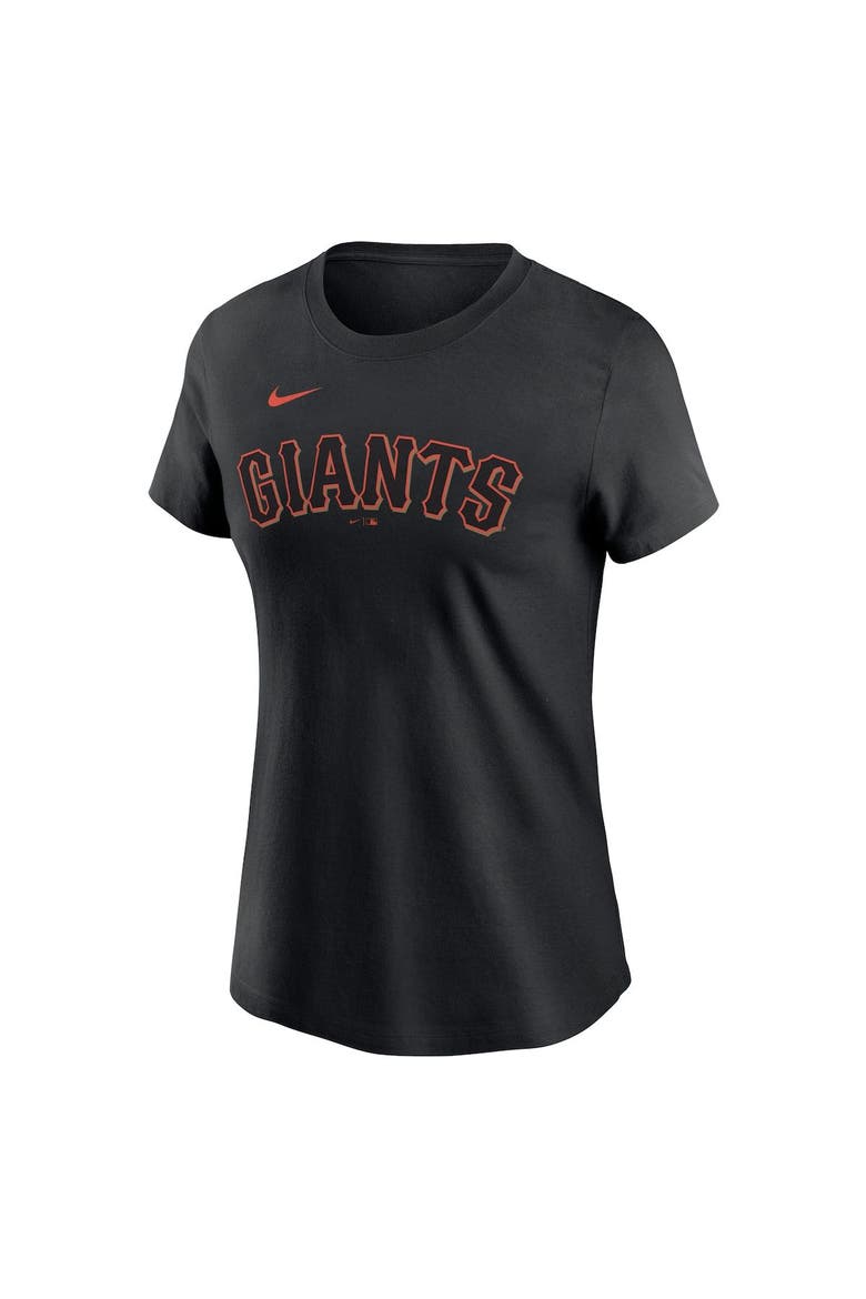 Women's Nike Alyssa Nakken Black San Francisco Giants Name & Number T-Shirt, Alternate, color, Black