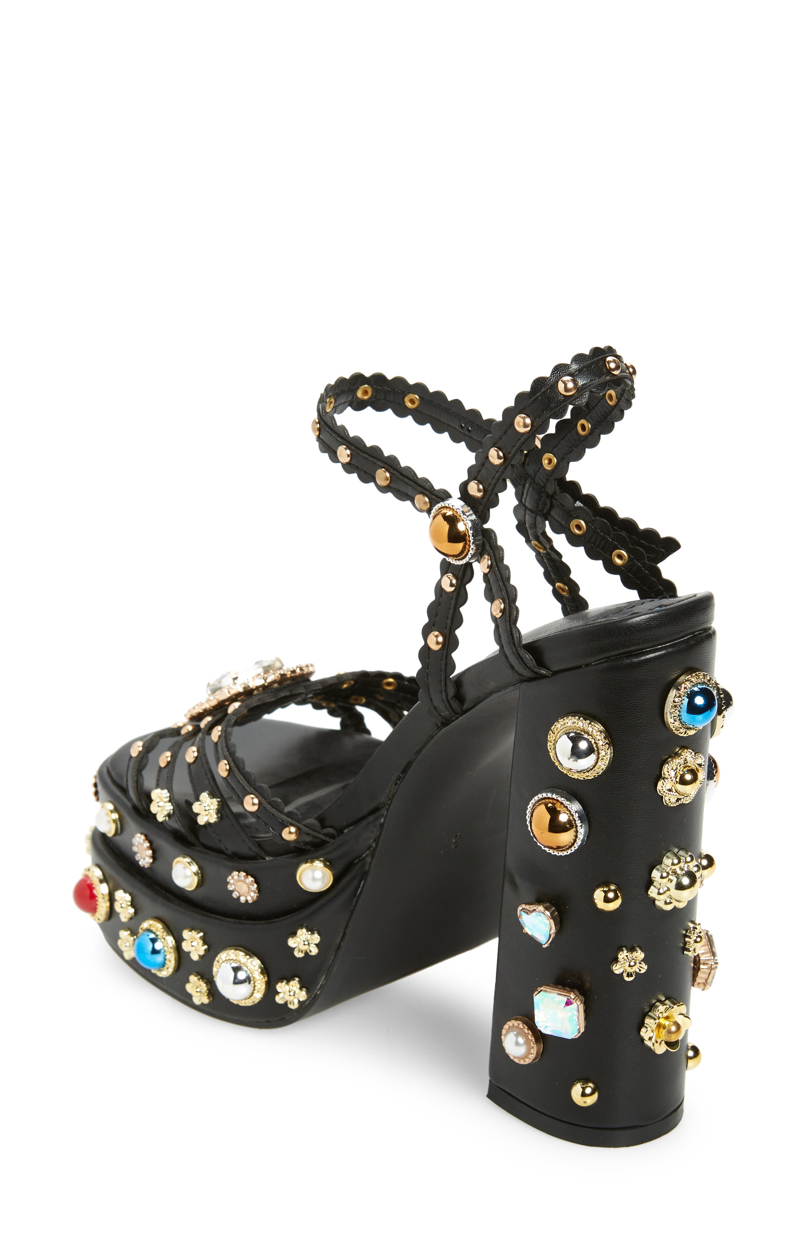 AZALEA WANG Birch Anle Strap Platform Sandal, Alternate, color, 