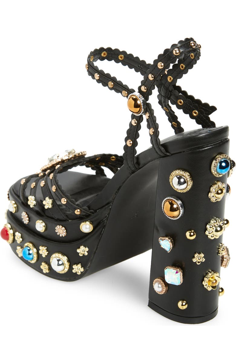 AZALEA WANG Birch Anle Strap Platform Sandal, Alternate, color,