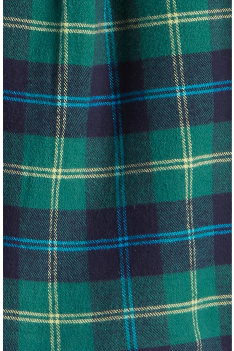 Kids' Hooded Flannel Shirt, Alternate, color, GREEN JASPER JOSE PLAID