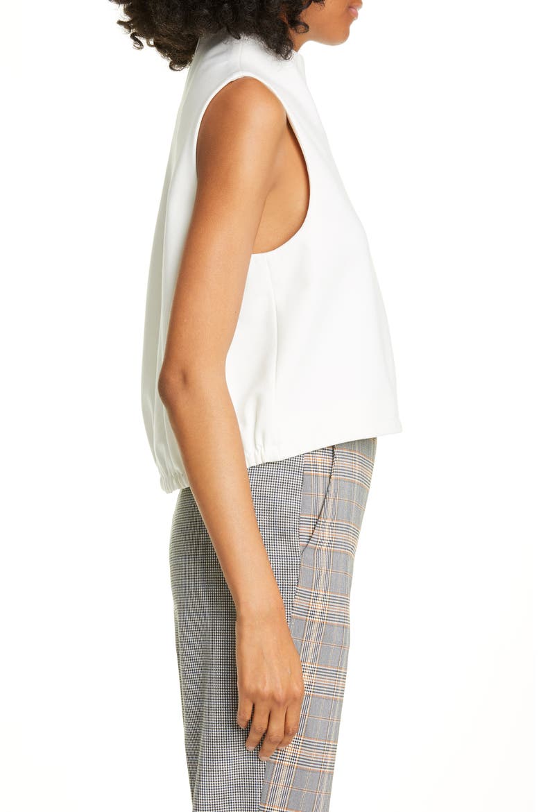 Funnel Neck Top, Alternate, color, IVORY