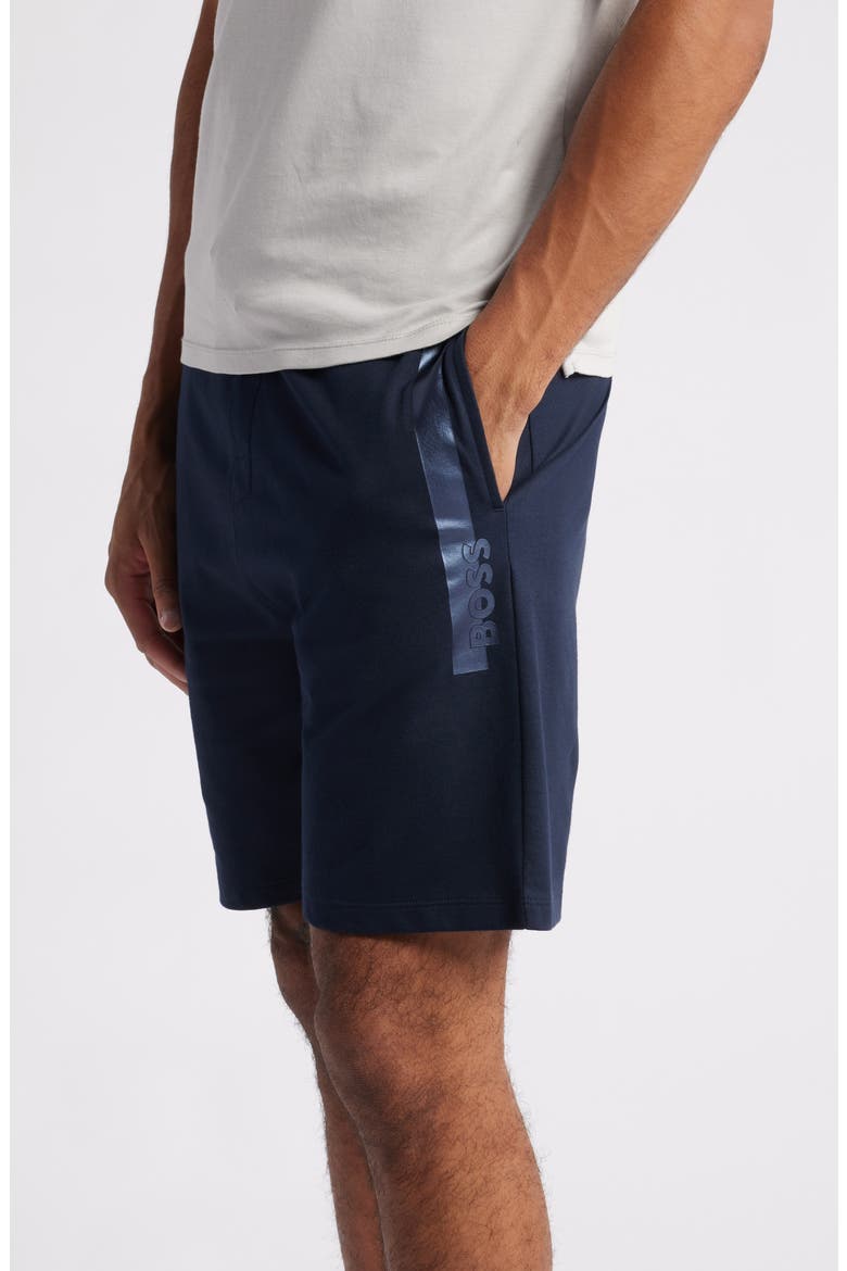 Authentic Cotton Lounge Shorts, Alternate, color, DARK BLUE