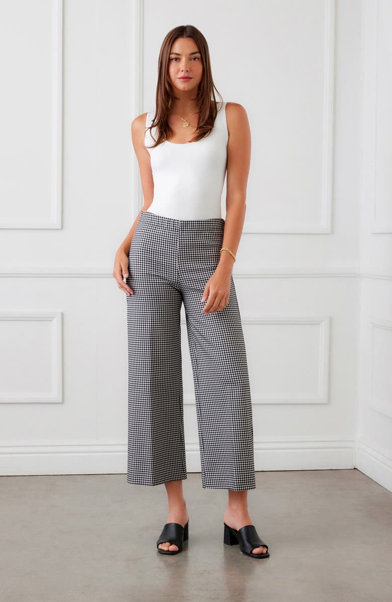 Karen Kane Crop Wide Leg Pants, Alternate, color, 