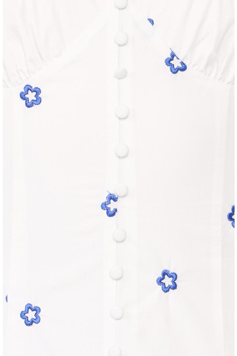 Luellen Embroidered Sleeveless Maxi Dress, Alternate, color, WHITE