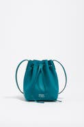 Bimba y Lola Small Leather Bucket Bag