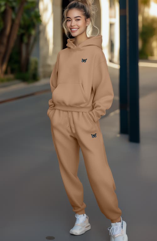 Dalix Butterfly Midweight Fleece Relaxed Sweatsuit