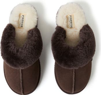 Sydney Shearling Scuff Slipper - Water Resistant & Wide