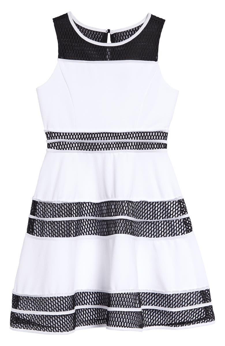 BLUSH by Us Angels Sleeveless Skater Dress, Main, color,